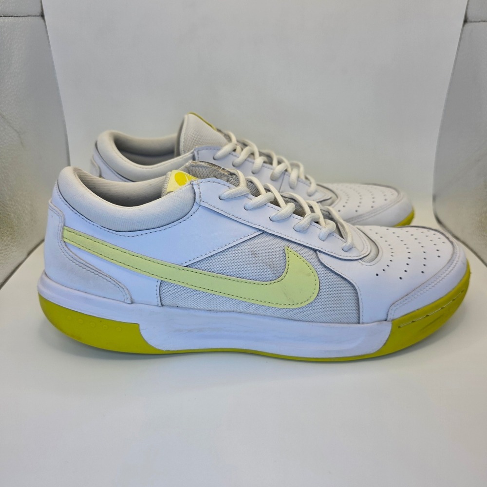 Nike NikeCourt Zoom Lite 3 White High Voltage Tennis Shoes | Men Size 12